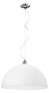 Rossini Isako 10801-50 lampadario semisferico moderno in vetro bianco satinato