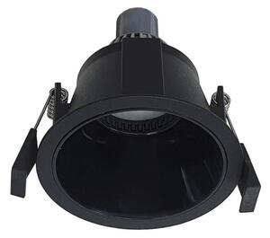 Rossini Virtual VIR002N faretto ad incasso con luce arretrata e cornice nera GU10
