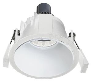 Rossini Virtual VIR002B faretto ad incasso con ottica arretrata e cornice bianca GU10