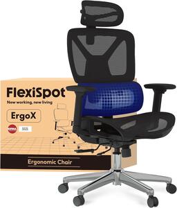 Sedia ergonomica da ufficio - Sedia da lavoro - Sedia per ufficio - Sedia da ufficio con poggiatesta - Sedia girevole da ufficio