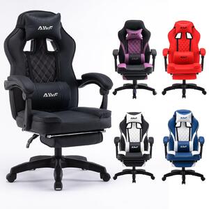 Sedia da gaming ergonomica – Sedia da computer con supporto lombare e girevole a 360 gradi