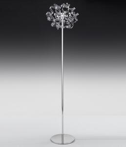 Metal lux Astro 205.740 lampada da terra camera da letto riccioli vetro