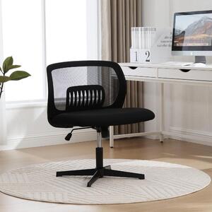 Sedia da ufficio senza braccioli - Sedia ergonomica per ufficio - Sedia per computer - Sedia da ufficio per uso domestico