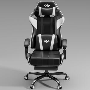 Sedia da gaming - Sedia da ufficio - Sedia per computer - Sedia da lavoro - Sedia girevole - Poggiatesta e schienale regolabili