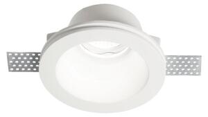 Ideal Lux Samba Round D90 faretto incasso in gesso a rasare