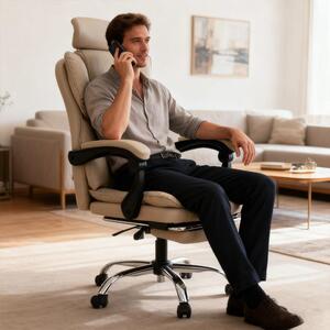Sedia da gaming - Sedia per videogiochi - Sedia ergonomica - Sedia da ufficio - Sedia da gaming con poggiapiedi - Design ergonomico
