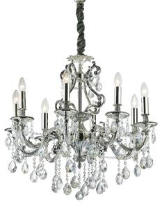 Ideal Lux Gioconda SP8 lampadario soggiorno classico E14 40W