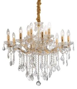 Ideal Lux Florian SP12 lampadario da soffitto classico E14 40W