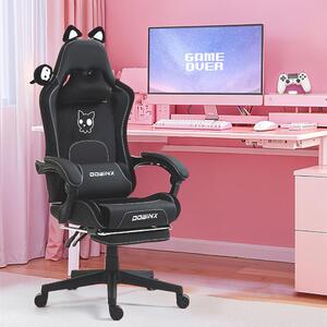 Sedia da gaming rosa - Sedia da gaming - Sedia da scrivania - Sedia da ufficio - Arredamento per ufficio - Design ergonomico