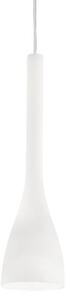 Ideal Lux Flut SP1 Small lampadario moderno in vetro soffiato e acidato E14 40W