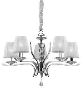 Ideal Lux Pegaso SP5 lampadario a sospensione classico per salotto E14 40W