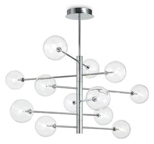 Ideal Lux Equinoxe SP12 lampadario a sospensione classico in vetro soffiato G4 2W
