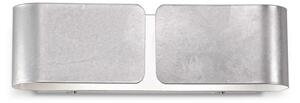 Ideal Lux Clip AP2 Small applique moderna in metallo E27 60W-argento