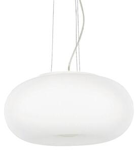 Ideal Lux Ulisse SP3 D52 lampadario per cucina vetro bianco E27 60W