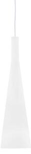 Ideal Lux Milk SP1 lampadario moderno in vetro bianco soffiato e acidato E27 60W