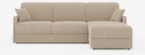 Evans Divano letto angolare con penisola contenitore - design compatto