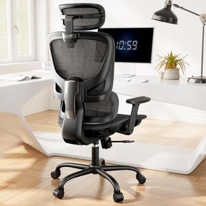 Sedia da ufficio ergonomica - Sedia da ufficio con struttura a rete - Sedia da computer - Sedia da gaming - Sedia da ufficio con schienale alto