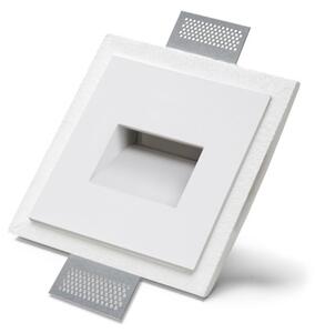 4154B faretto segnapasso per cartongesso e muratura di 9010