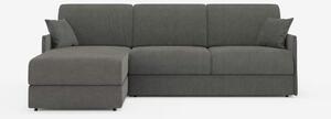 Evans Divano letto angolare con penisola contenitore - design compatto