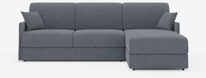 Evans Divano letto angolare con penisola contenitore - design compatto