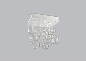 Bolero Metal lux plafoniera moderna base quadrata 60x60 cm
