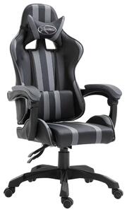 Sedia da gaming – Sedia da ufficio – Sedia per videogiochi – Sedia da gaming nera – Ergonomica, con schienale alto – Regolabile