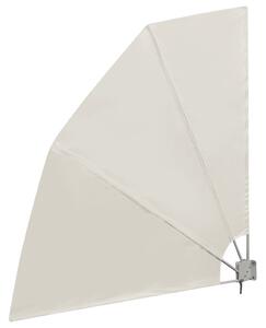 Tenda Laterale per Balcone Pieghevole Crema 210x210 cm