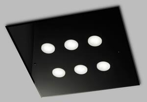 Dado 259.360 Metal lux plafoniera moderna in vetro
