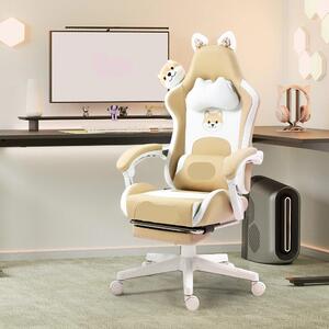 Sedia da ufficio - Sedia da ufficio con rotelle - Sedia per ufficio - Sedia da gaming - Sedia da ufficio ergonomica - Design Shiba Inu