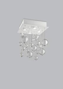 Bolero Metal lux plafoniera moderna base quadrata