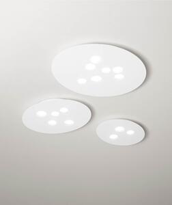 Luna pm GeaLuce plafoniera LED moderna 50x60 cm bianca o tortora