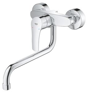 Rubinetto da cucina a colonna singola, con bocchetta girevole a 360° – Cartuccia in Vetroceramica – Cromato