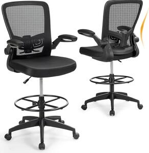 Sedia da ufficio - Sedia per ufficio - Sedia ergonomica - Sedia girevole - Sedia da lavoro - Altezza regolabile: 55-75 cm