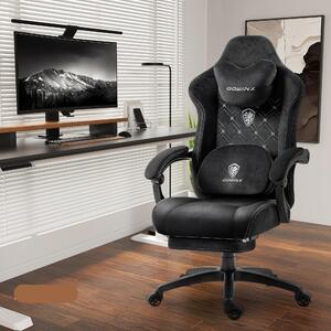 Sedia da gaming - Sedia per videogiochi - Sedia da ufficio - Sedia da corsa - Sedia confortevole - Seduta ergonomica con molle insacchettate