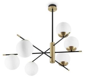 Ideal Lux Gourmet PL6 lampadario moderno con diffusori a sfera