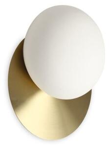 Ideal Lux Ninfea AP1 applique moderna da parete-ottone satinato