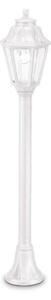 Ideal Lux Dafne Pt1 lampione classico da giardino bianco