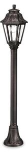 Ideal Lux Dafne Pt1 lampioncino classico da giardino Nero H110