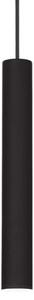 Ideal Lux Tube Sp D6 nero lampada a sospensione per isola cucina