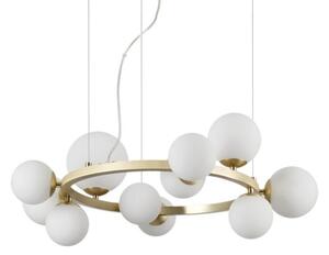 Ideal Lux Perlage SP11 lampadario sospensione per salone - Bianco
