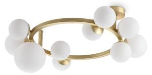 Ideal Lux Perlage PL10 plafoniera classica per soggiorno - Bianco