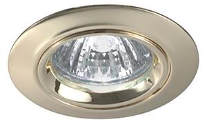 Rossini Thera 5128 faretto incasso GU10 foro 68 mm - Oro lucido