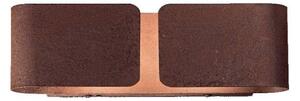 Ideal Lux Clip AP2 Small applique moderna in metallo E27 60W - Coffee