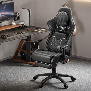 Sedia da gaming - Sedia da ufficio - Sedia per videogiochi - Sedia da lavoro - Ergonomica - Braccioli regolabili in 4 direzioni