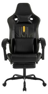 Sedia da gaming - Sedia per videogiochi - Sedia da ufficio - Sedia per computer - Sedia da gaming ergonomica - Sedia da ufficio in ecopelle