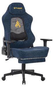 Sedia da ufficio - Sedia per ufficio - Sedia da lavoro - Sedia da gaming - Sedia girevole - Blu - Design ergonomico