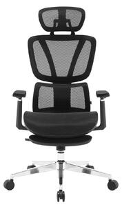Sedia da ufficio ergonomica - Scrivania - Sedie - Poggiatesta regolabile - Supporto lombare - Braccioli 3D