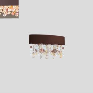 Masiero Olà A1 OV 30 applique moderna bronzo opaco