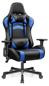 Gamestoel: Sedia da gioco ergonomica con schienale regolabile e braccioli 3D