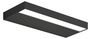 Rossini Betty BTT002N lampada da parete moderna in alluminio nero biemissione